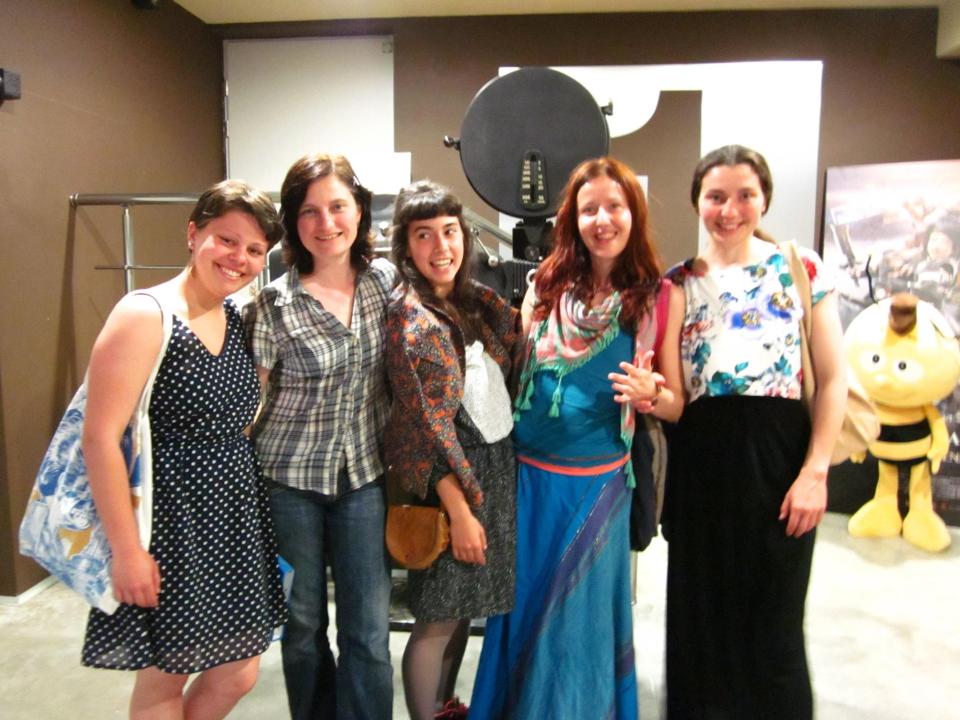 Some happy CI dancers after the Sofia screening. 