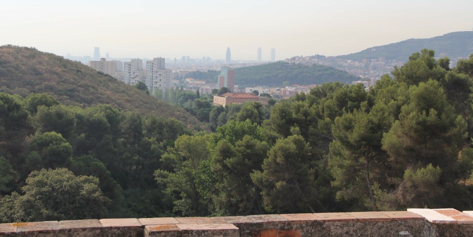 View from the roof of Can Masdeu